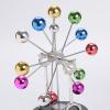 Jauarta Electric Magnetic Rotation Ferris Wheel Desk Toy Colorful Metal Ball Perpetual Motion Decoration view 2