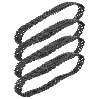 Rubber Tank Tracks Replacement for Remote Control Tank DIY Robot Toy Parts with Excellent Traction and Lightweight Design for Various Terrains