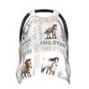 Personalized Winter Baby Car Seat Cover with Name Horse Winter Car Seat Cover for Baby Seat or Stroller Custom Infant Car Seat Covers Minky Blankets Nursing Cover Breastfeeding Scarf view 1