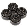 1.9'' Heavy Brass Beadlock Wheel Rims with Scale Hardware for 1/10 RC Crawler SCX10 Capra Wraith RR10 TRX4 TRX6 RGT 86100 Redcat view 2