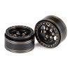 1.9'' Heavy Brass Beadlock Wheel Rims with Scale Hardware for 1/10 RC Crawler SCX10 Capra Wraith RR10 TRX4 TRX6 RGT 86100 Redcat view 4
