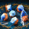 7pcs D&D Dice Set,Sharp Edge DND Dice RPG Polyhedral Resin Dice Set for RPG Table Game view 4