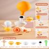 ARHEQI Breathing Exerciser for Kids, Sensory Toys with Whistle, Floating Blow Pipe Balls, Balloon Launcher, Autism Speech Therapy Toys for 3 4 5 6 7 Year Old Boys Girls Gifts-Yellow view 2
