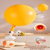 ARHEQI Breathing Exerciser for Kids, Sensory Toys with Whistle, Floating Blow Pipe Balls, Balloon Launcher, Autism Speech Therapy Toys for 3 4 5 6 7 Year Old Boys Girls Gifts-Yellow view 3