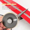 2.5cm (w) Wall Edge Protectors Guards, Self-Adhesive Window Sill Edging Trims/Strips Sharp Edge Shield Bumper for Protection Wallpaper & Dogs Chew, Pvc Door Frame Collision Prevention ( Color : Gray , view 4
