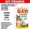 10 DIY Hilarious Prank Labels! We'll Send You 10 Different Prank Labels, so You can Stick Them on Your own Packages, and Pull Some Pranks Yourself! view 3