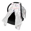 Personalized Car Seat Covers Canopy Cover with Name Horse Winter Car Seat Covers for Boys Girls Custom Infant Carseat Covers Minky Western Baby Blanket Nursing Cover Breastfeeding Scarf view 2