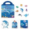 Reusable Sticker Book for Kids, 5 Sets Educational Learning Toys Travel Stickers Activity Books for Toddler Girls Boys Age 3+ Birthday Gifts - Fairy, Ocean, Farm, Dinosaur & Animals view 4