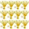 12 Pack Metallic Foil Spray Centerpiece Star Table Decoration Burst Table Centerpieces for Birthday Graduation Wedding Anniversary Holiday Party Supplies Decor, Gold view 1