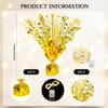 12 Pack Metallic Foil Spray Centerpiece Star Table Decoration Burst Table Centerpieces for Birthday Graduation Wedding Anniversary Holiday Party Supplies Decor, Gold view 2