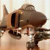 MOOKEENONE 1:33 US F-4B Fighter Military Fighter Aircraft Paper Model Simulation Collection Display (Unassembled Kit) view 3