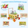 Wooden Activity Cube 7-in-1 Montessori Toy Multipurpose Educational Learning Toy for 1+ Year Old Baby Toddler Kid Boy First Birthday Gift Bead Maze Gear Number Animal Board Carrots Harvest Game view 2