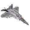 MOOKEENONE 1:33 US F-22 Fighter Raptor Military Fighter Aircraft Paper Model Simulation Collection Display (Unassembled Kit) view 1