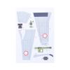 MOOKEENONE 1:33 P-51D Mustang Fighter Military Fighter Aircraft Paper Model Simulation Collection Display (Unassembled Kit) view 4