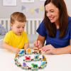 LovesTown Magnetic Wooden Sea Animal Train Set, Montessori Ocean Animal Toys for Kids, Educational Preschool Learning Activities, Toddler Birthday Gifts, 11 PCS view 2