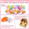 Shitailu 24 PCS Easter Jumping Popper and Wind Up Toys for Kids Gift Boys Girls Toddlers Easter Goodie Bag and Basket Stuffers Egg Fillers Gifts Hunt Party Favors (Easter Toys) view 3