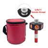 360 Degree Reflective Prism 5/8x11 Thread & 90mm Extension Pole Total Station view 2