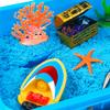 AGENTLAN Ocean Sensory Bin, Ocean Sensory Water Toys with Sea Animal for Toddlers Boys and Girls, Kids Toys Gift Sand Box for Age 3 4 5 6 7 8 view 3