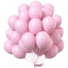 PartyWoo Baby Pink Balloons 101pcs 12 Inch Pastel Pale Light Pink Latex Helium Balloons for Baby Shower Gender Reveal Easter Bachelorette Wedding Bridal Shower Birthday Party Decorations Pink-Q05 view 1