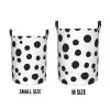 Foruidea Polka Dots Laundry Basket,Laundry Hamper,Collapsible Storage Bin, Oxford Fabric Clothes Baskets,Nursery Hamper For Home,Office,Dorm,Gift Basket view 4