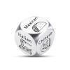 Gag Gifts Valentine Day for Women Men, Anniversary Steel Food Decision Dice Gifts for Couples Girlfriend Boyfriend Wife Husband view 1