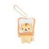 1 Pcs Cartoon Bread Cat Toast Plush Doll,Soft Stuffed Toys Plush Keychain Bag Pendant Bag Hanging Ornaments Key Accessories,3.14inch view 1
