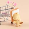1 Pcs Cartoon Bread Cat Toast Plush Doll,Soft Stuffed Toys Plush Keychain Bag Pendant Bag Hanging Ornaments Key Accessories,3.14inch view 4