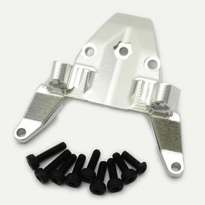 Aluminum Front Bulkhead Silver for Losi Mini-T 2.0 Mini-B LOS211011