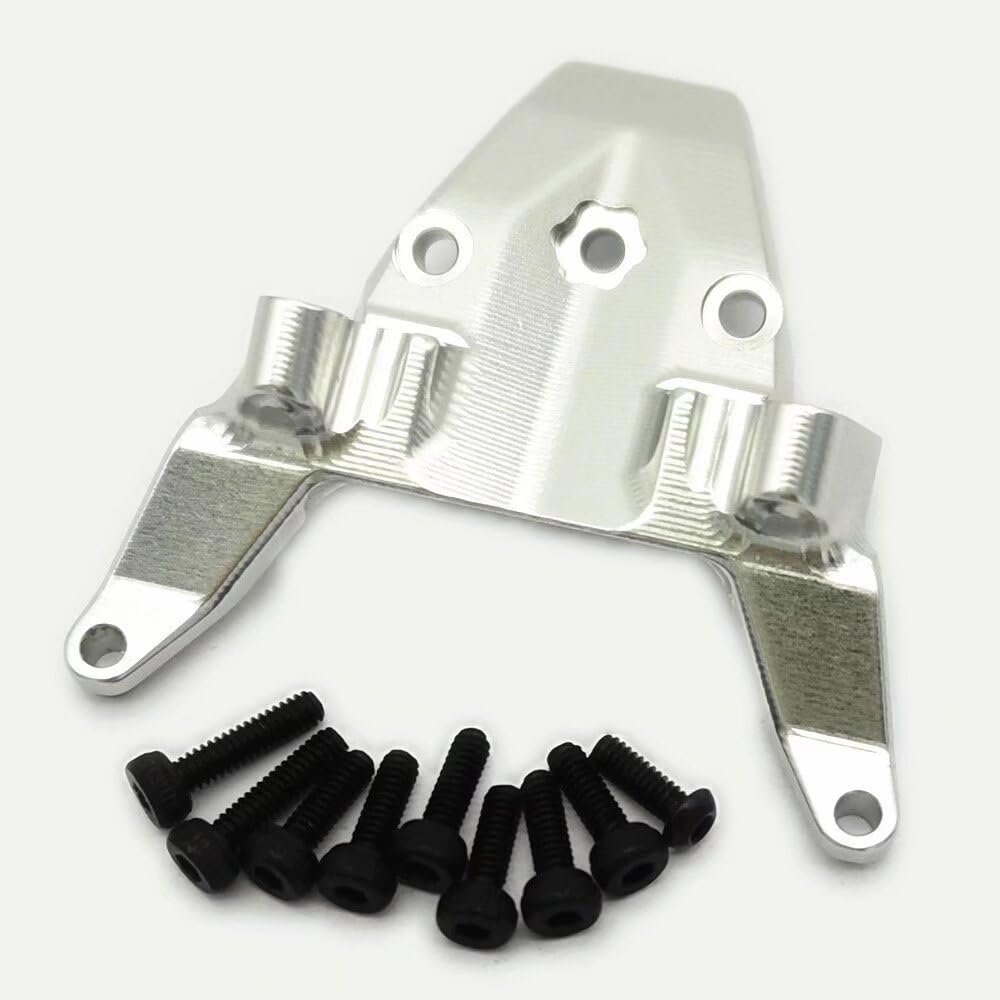 Aluminum Front Bulkhead Silver for Losi Mini-T 2.0 Mini-B LOS211011