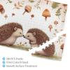 500 Piece Jigsaw Puzzle for Adults Personalized Picture Puzzle Nature Lovely Hedgehog Lovers Customized Wooden Puzzle for Family, Birthday, Wedding, Game Nights Gifts, 20.4"x15" view 2