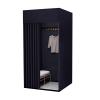 EYPKPL Changing Room Square Fitting Room Metal with High Shading Rate Curtain Kit Detached Changing Room Removable Clothing Store Changing Room Privacy Space view 1