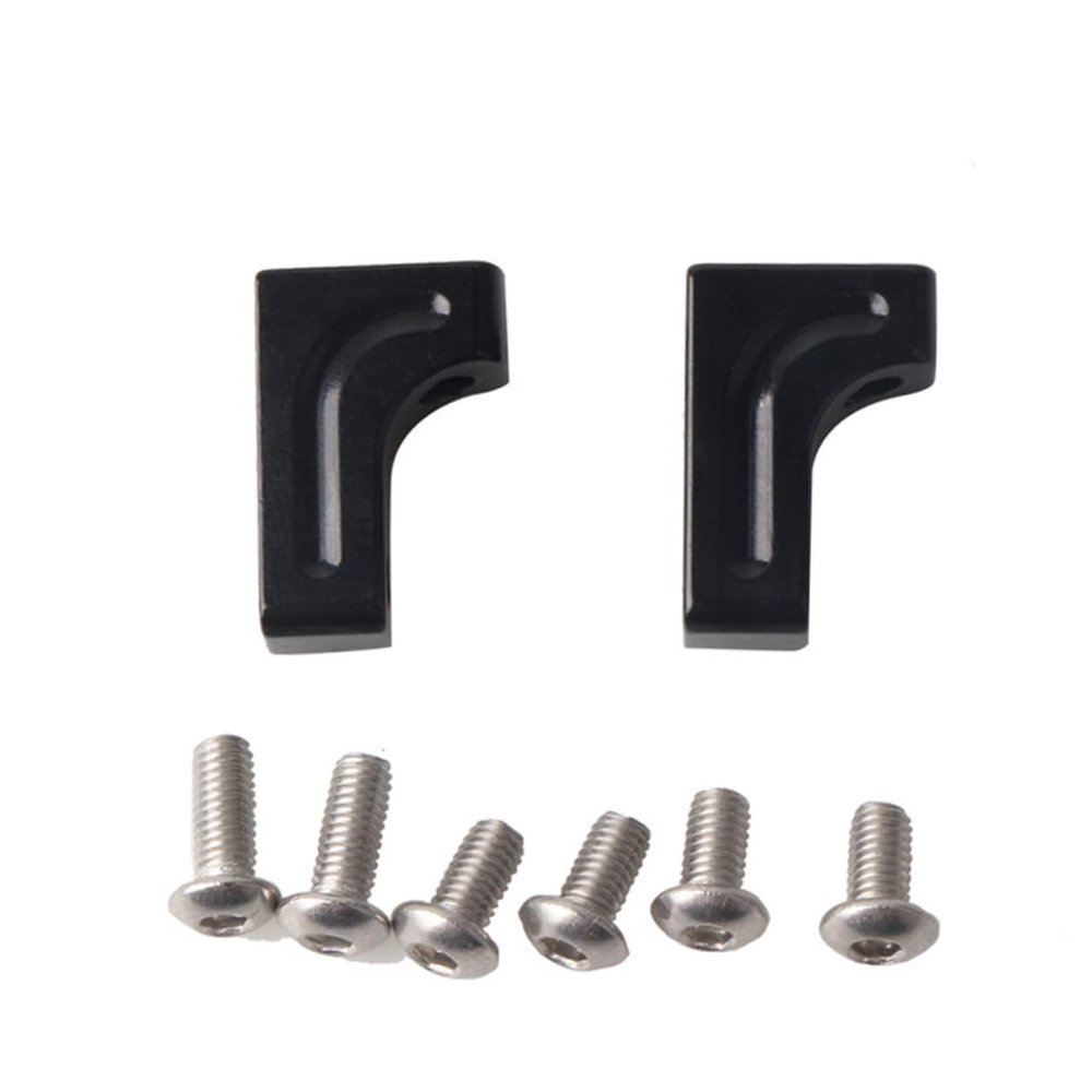 Vaguelly Aluminum Alloy Mount for Rc Crawler Car Black Bracket for -Resistant Design for Enhanced Performance