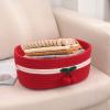 Kamuavni Rectangle Storage Basket Cotton Rope Woven Baskets for Organizing,Cute Cherry Basket for Kids, Baby Nursery,Cat Dog Toy Baskets,Organizer Bins for Shelves 11.810.64.3INCH view 2