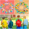28 Pack Pop Fidget Toys Bulk Keychain for Kids,Mini Pop its with 3D Animal Cute Keychains for School Classroom Gifts,Party Favors for Kids view 3