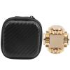 Finger Gyroscope, Cube Shaped Gear Fingertip Gyroscope Decompression Toys Stress Relief with Super Smooth Bearings for Adults Kids ((Magic Cube Gear Gyro-Pure Brass)) view 2