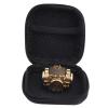 Finger Gyroscope, Cube Shaped Gear Fingertip Gyroscope Decompression Toys Stress Relief with Super Smooth Bearings for Adults Kids ((Magic Cube Gear Gyro-Pure Brass)) view 4