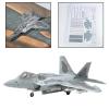 DAGIJIRD (Unassembled Kit) 1/33 Scale F22 Fighter Military Plane Model Simulation Aircraft Model Handmade DIY Paper Model view 2