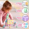 Apluses 32pcs Magnetic Blocks Building Cubes for Toddlers, Classroom Must Haves Creative Learning Kids Gifts, Preschool Montessori Sensory Autism Magnet Toys for Boys and Girls Ages 3 4 5 6 view 2