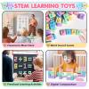Apluses 32pcs Magnetic Blocks Building Cubes for Toddlers, Classroom Must Haves Creative Learning Kids Gifts, Preschool Montessori Sensory Autism Magnet Toys for Boys and Girls Ages 3 4 5 6 view 3