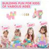 Apluses 32pcs Magnetic Blocks Building Cubes for Toddlers, Classroom Must Haves Creative Learning Kids Gifts, Preschool Montessori Sensory Autism Magnet Toys for Boys and Girls Ages 3 4 5 6 view 4