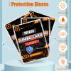 Jumbo-Card-Sleeves 4 Mil 5.9x8.1 Extra-Thick Big Card Protector Sleeves Jumbo Card Protector-50 Pack view 4