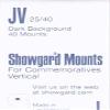 Showgard Stamp Mounts Black Background Precut Less Common Size Value Pack Vertical Orientation view 3