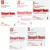Showgard Stamp Mounts Clear Background Precut Less Common Size Value Pack Vertical Orientation view 1