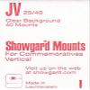 Showgard Stamp Mounts Clear Background Precut Less Common Size Value Pack Vertical Orientation view 3