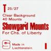 Showgard Stamp Mounts Clear Background Precut Less Common Size Value Pack Vertical Orientation view 4