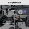 7Pcs Aluminum Alloy Adjustable Turnbuckles Camber Link with Rod Ends Sets Fit for 1/10 Traxxas Slash 4x4/2WD/Hoss 4X4 VXL/2WD/Rustler 4X4 VXL/2WD/Stampede 4X4 VXL /2WD Upgrades,Black view 4