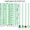 Haconba 48 Pcs St Patricks Day Necklace Shamrock Decor Bead Necklace Green Hat Necklace Irish Clover Necklace for Kids Adults St Patricks Day Irish Party Supplies view 2