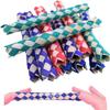 Zugar Land Cool Colorful Classic Bamboo Chinese Finger Traps (5") for Kids and Adults. (Light - Multi Color (72 Pack)) view 1