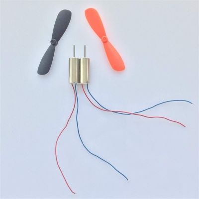 IPUDIS Rotating Power 2pcs Micro DIY Helicopter Coreless DC Electronic Starter, with Propeller Great Torque High Speed Electronic Starter, K152Y DC3.7-4.2V 716, Hobby Electric