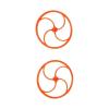 VERBANA Airplane Landing Gear, 10 Pcs RC Model Airplane Landing Gear Super Light Wheel D30mm Kit Spare Part for Micro Airplane Plane Accessories Part view 2